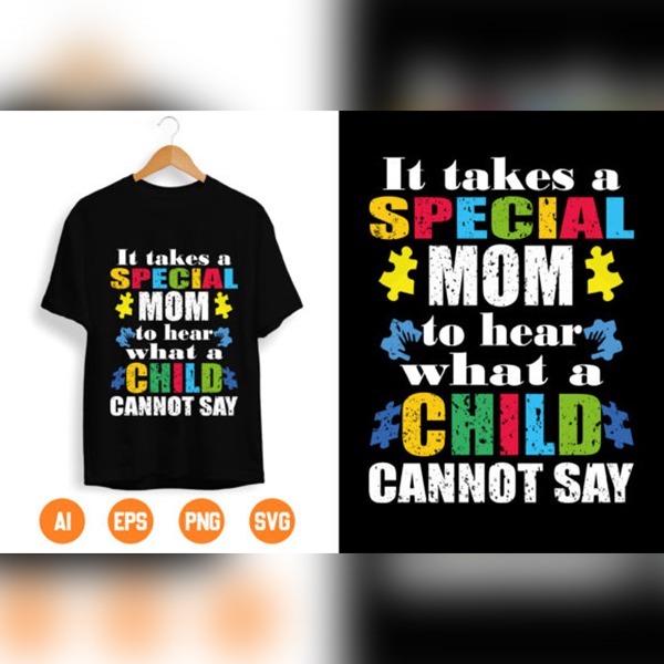 Autism T-shirt Design