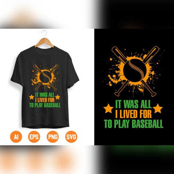 Baseball T-shirt Desing