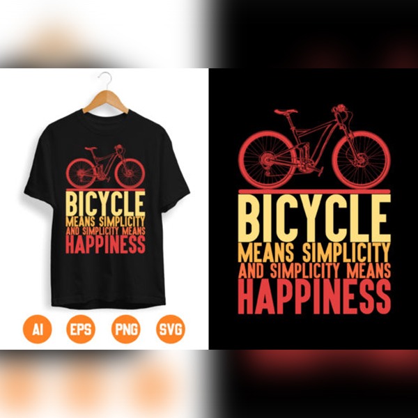 Bi Cycle T-shirt Design
